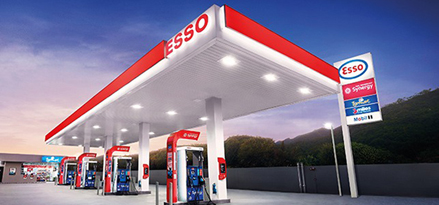 Tankstelle Esso Petrol