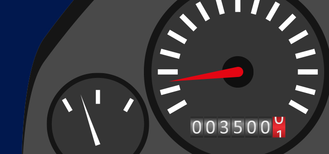 Vektorzeichnung eines Autozählers