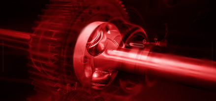 Grafik, die das Aufheizen und Laufen des Motors zeigt