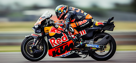 Red Bull Motorradrennen auf der Rennstrecke