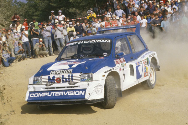 Malcolm Wilson fuhr 1986 die Sanremo-Rallye