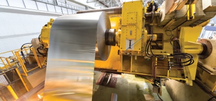 Aluminiumwalzmaschine