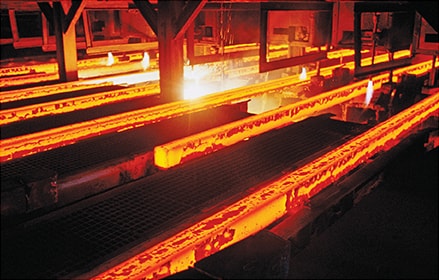 Metallherstellungsindustrie glühende Träger