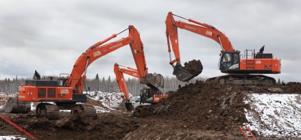 Lader für den Betrieb im Bergbau