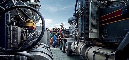 Fracking-LKW für Ölbohrindustrie