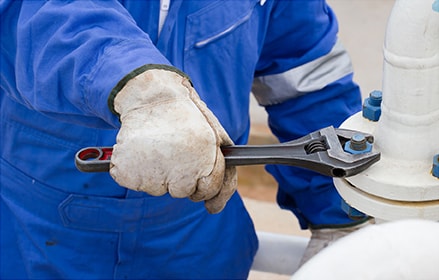 Industrielle Leckagekontrolle
