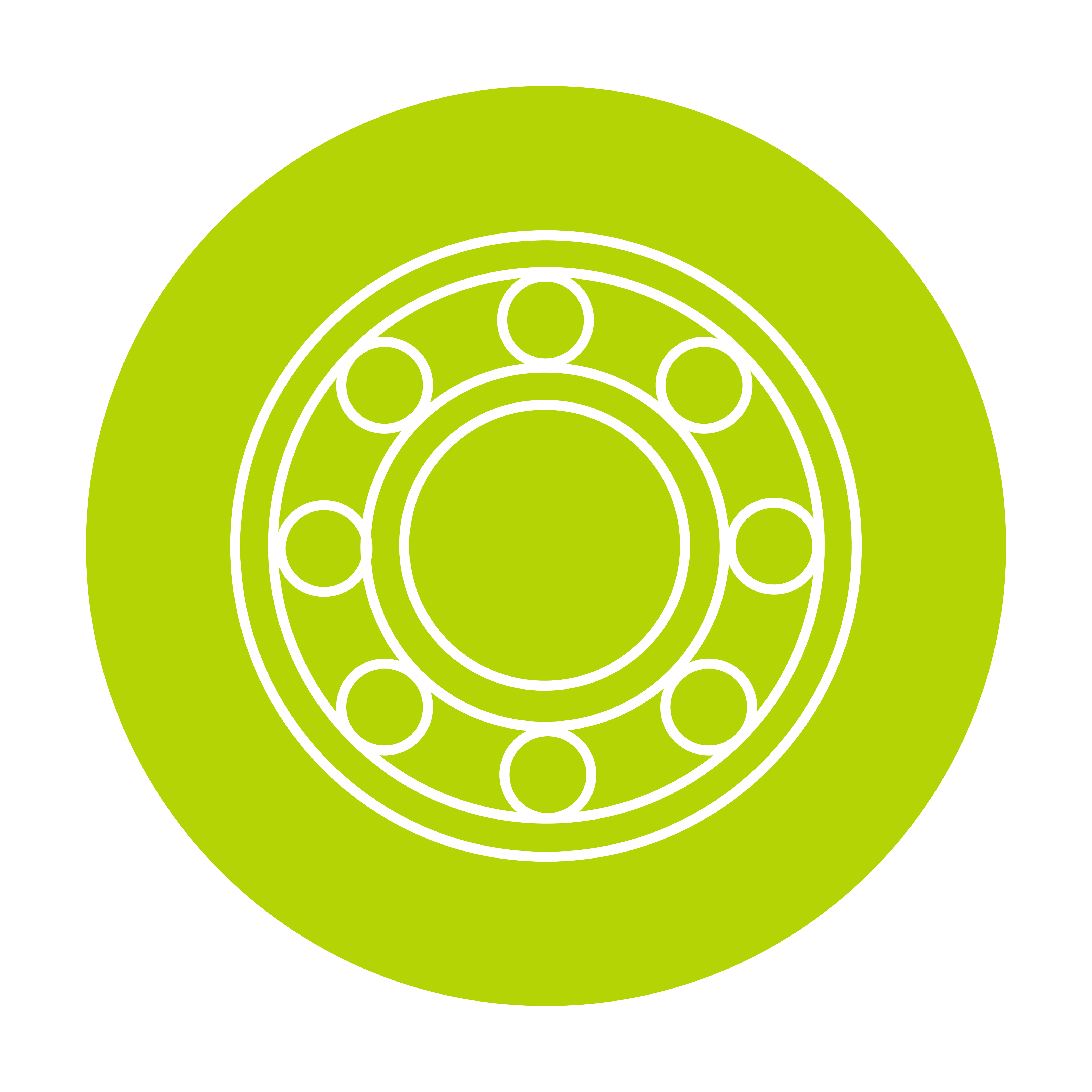 Bearings icon in lime