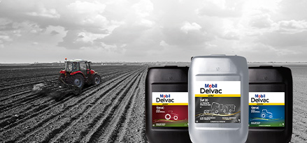 Verpackung Mobil Delvac Ultra, Modern und Legend mit rotem Lieferwagen